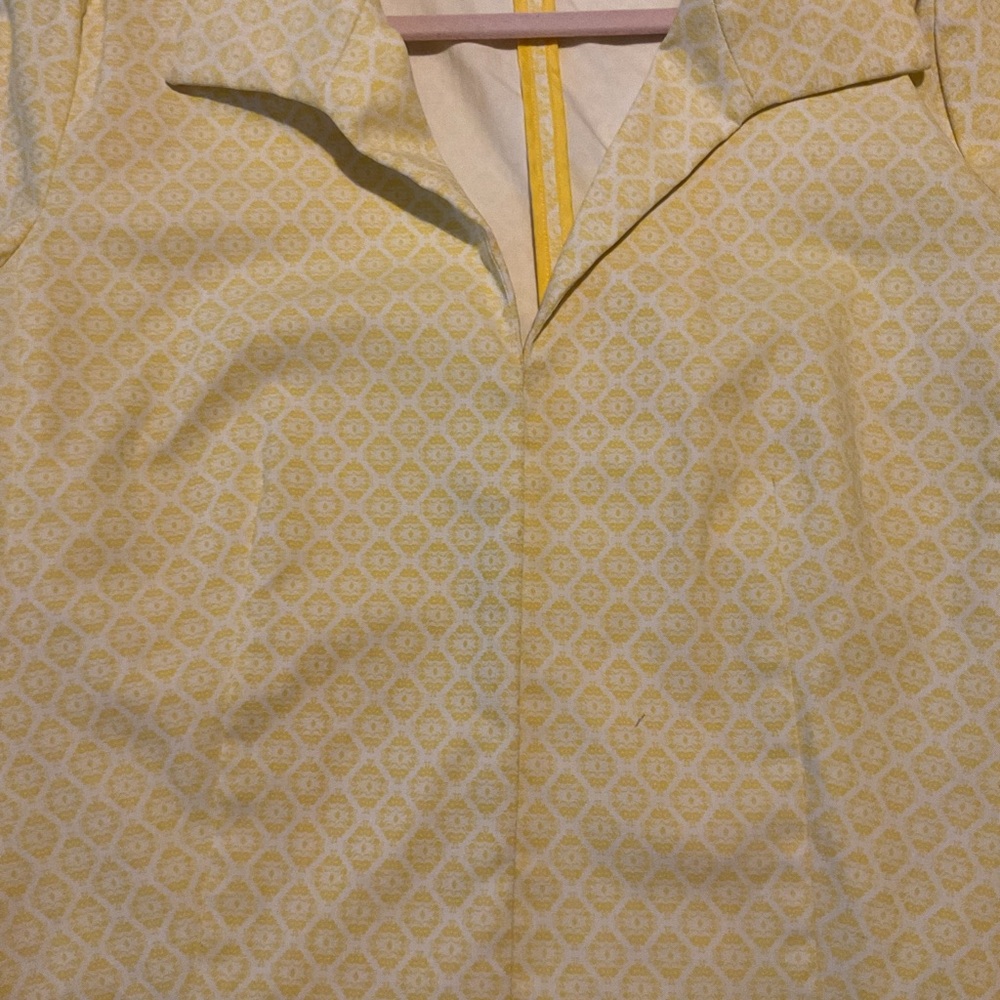 Attyre Yellow Patterned Jacket - image 3